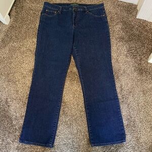 Ralph Lauren LRL Lauren Jeans Co. Women’s Straight Leg Jeans Sz 16